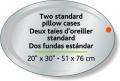 Étiquettes formes standard en rouleau sur papier d'aluminium argent luisant - Ovale (2" x 3") Impression flexographique