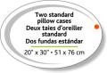 Étiquettes formes standard en rouleau sur blanc luisant adhésif amovible - Ovale (2" x 3") Impression flexographique