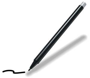 Dry Erase Pens with Black Barrel & White Cap / black ink. Non-imprinted