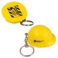 Hard Hat Stress Reliever Key Chain