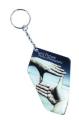 Key Chains Double Sided Imprint Custom Shape 3.1 to 4 Sq. In.